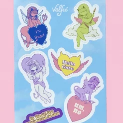 Valfre 1% Angel Sticker Sheet Stickers