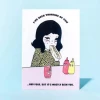 Valfre Greeting Cards Thinking About Food Greeting Card