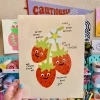 The Peach Fuzz Self Care Strawberries Print