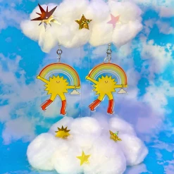 The Peach Fuzz Walking On Sunshine Earrings Beauty