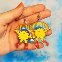 The Peach Fuzz Walking On Sunshine Earrings Beauty