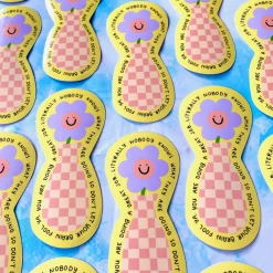 The Peach Fuzz Flower Friend Sticker 5 The Peach Fuzz Flower Friend Sticker