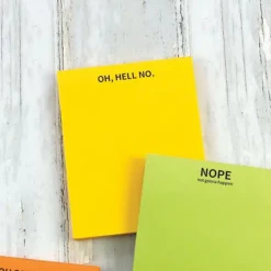 Public School Paper Co. Oh Hell No Notepad Notebooks + Notepads