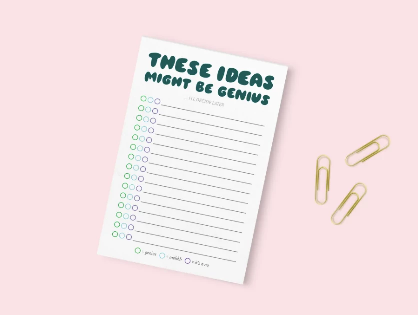 Craft Boner Notebooks + Notepads These Ideas Might Be Genius Notepad 3 Craft Boner Notebooks + Notepads These Ideas Might Be Genius Notepad