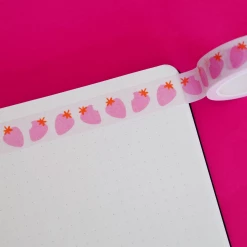 Nutmeg And Arlo Yummy Strawberries Washi Tape Snail Mail 7 Nutmeg And Arlo Yummy Strawberries Washi Tape Snail Mail