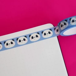 Nutmeg And Arlo Snail Mail Panda Washi Tape