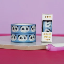 Nutmeg And Arlo Snail Mail Panda Washi Tape