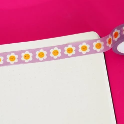 Nutmeg And Arlo Lilac Daisies Washi Tape Snail Mail 7 Nutmeg And Arlo Lilac Daisies Washi Tape Snail Mail