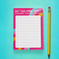 Nutmeg And Arlo Get This Done Notepad