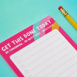 Nutmeg And Arlo Get This Done Notepad