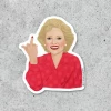 Citizen Ruth Stickers Betty White Bird Sticker