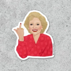 Citizen Ruth Stickers Betty White Bird Sticker