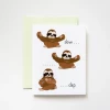 Ilootpaperie Slow Clap Sloths Congratulations Card 2 Ilootpaperie Slow Clap Sloths Congratulations Card