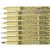 Sakura Pens + Pencils Micron Set Of 6 Sizes