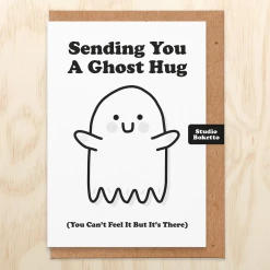 Studio Boketto Greeting Cards Ghost Hug Get Well Card