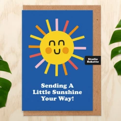 Studio Boketto Sending Sunshine Thinking Of You Card Greeting Cards