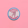 The Peach Fuzz Redefine Femininity Sticker Stickers