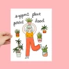 The Peach Fuzz Support Plant Parenthood Print Art & Home 2 The Peach Fuzz Support Plant Parenthood Print Art & Home