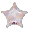 Anagram 19" Holographic Iridescent Star Balloons