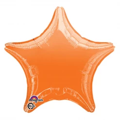 Anagram Balloons 19" Metallic Orange Star