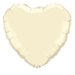 Qualatex 18" Pearl Ivory Heart