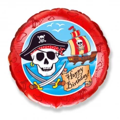 Party Brands Balloons 18" Birthday Pirates