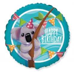 Party Brands 18" Koala Happy Birthday Balloons