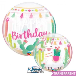 Qualatex 22" Bubble Llama Birthday Balloons