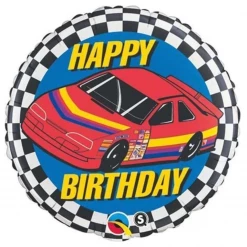Qualatex 18" Birthday Race Car
