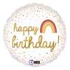 Betallic 18" Boho Birthday Rainbow Balloons 1 Betallic 18" Boho Birthday Rainbow Balloons