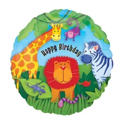 Anagram Balloons 18" Jungle Animals Birthday