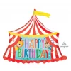Anagram 28" Circus Tent Happy Birthday Balloons