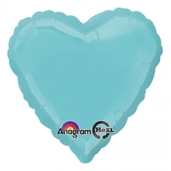 Anagram Balloons 18" Robins Egg Blue Heart
