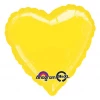 Anagram 18" Metallic Yellow Heart