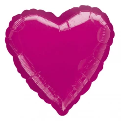 Anagram 18" Metallic Fuchsia Heart