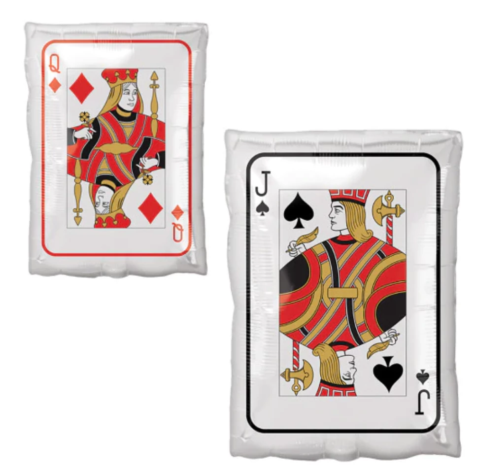 Anagram Balloons 17" Roll The Dice Jack & Queen 3 Anagram Balloons 17" Roll The Dice Jack & Queen