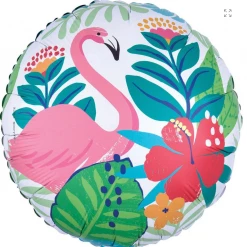Anagram 18" Tropical Jungle Flamingo