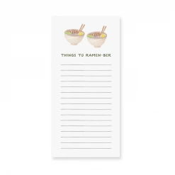 Amy Zhang Things To Ramen-ber Notepad