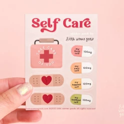 Little Woman Goods Self Care Sticker Sheet Stickers