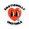 Fun Club Emotionally Unstable Sticker