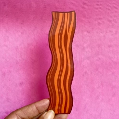 Siyo Boutique Bacon Die Cut Bookmark