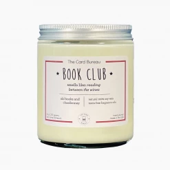 The Card Bureau 8 Oz. Book Club Soy Candle Candles
