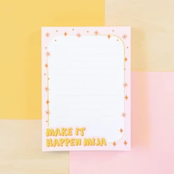 Quiero Prints Make It Happen Mija - Notepad
