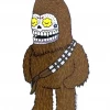 Fresh Prints Chewbacca Vinyl Sticker