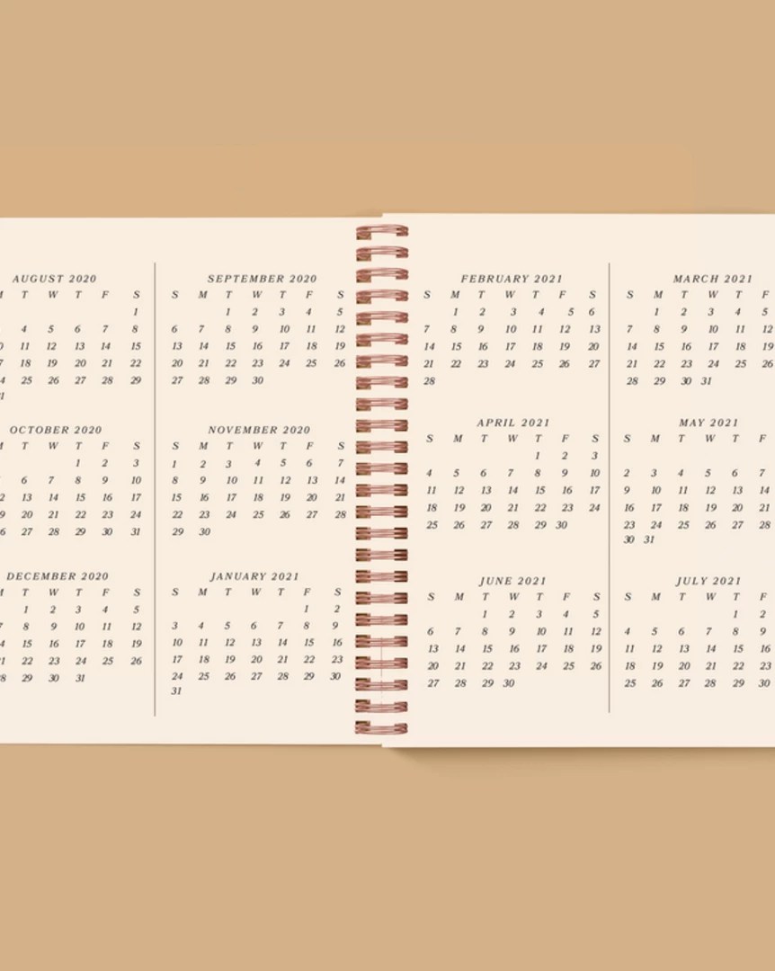 The Rainbow Vision Serpentine Open-Dated 12 Month Planner 6 The Rainbow Vision Serpentine Open-Dated 12 Month Planner