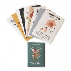 Three Potato Four Art & Home Flower Zodiac Card Set