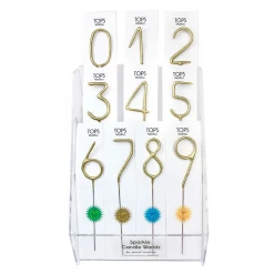 TOPS Malibu Big Golden Sparkler Wand Confetti & Extras