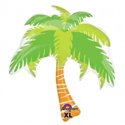 Anagram Balloons 33" Summer Scene Palm Tree