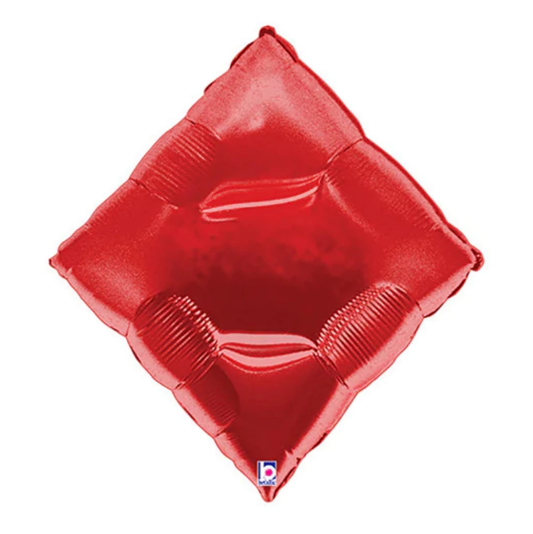 Betallic 30" Red Casino Diamond Balloons 3 Betallic 30" Red Casino Diamond Balloons