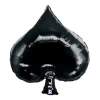 Betallic 34" Black Casino Spade Balloons 2 Betallic 34" Black Casino Spade Balloons